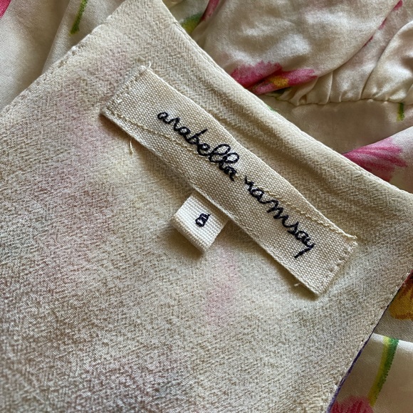 Vintage Arabella Ramsay floral silk dress - Picture 2 of 5